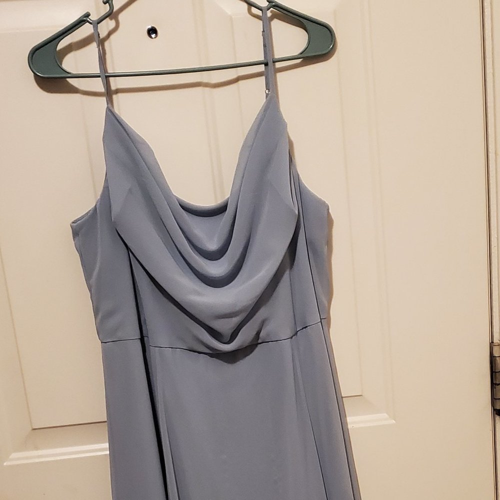 Dusty Blue Bridesmaid/Special Occasion Dress